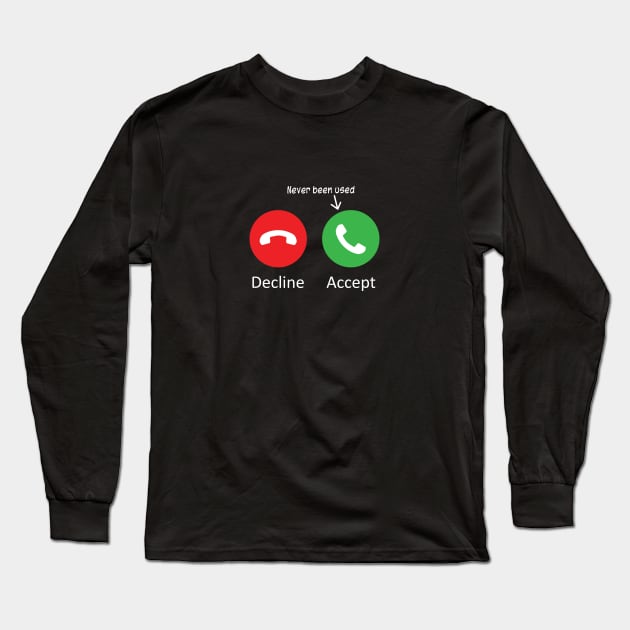 Don't call me! (Dark) Long Sleeve T-Shirt by andyjhunter